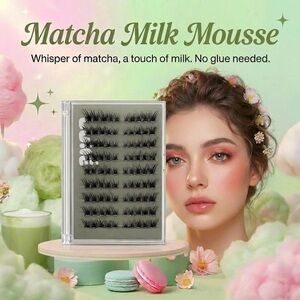 Matcha Milk Mousse no glue Eyelashes